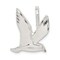 Sterling Silver Bird Charm Pendant Jewelry FindingKing 22mm x 17mm